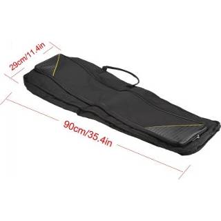 👉 Trombone 600D Water-resistant Gig Bag Oxford Cloth Backpack Adjustable Shoulder Straps Pocket 5mm Cotton Padded for Alto/Tenor Tro