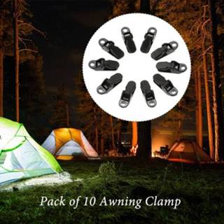 👉 Tarp Pack of 10 Awning Clamp Clips Snap Hangers Tent Camping Survival Tighten Tool