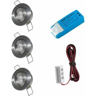 👉 Inbouwspot LED 3 2.5W 2700K dimbaar 7433647445478