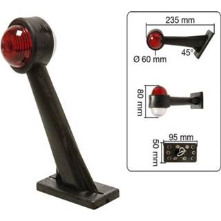 👉 Rood wit rubber Pro+ Breedtelamp Schuine positie lamp 45 graden /