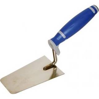 👉 Tegeltroffel RVS active / Stukadoorstroffel - rechte ronde hoek 140mm SOFT