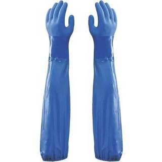 👉 Handschoenen active mannen Oliebestendige handschoen met lange manchet