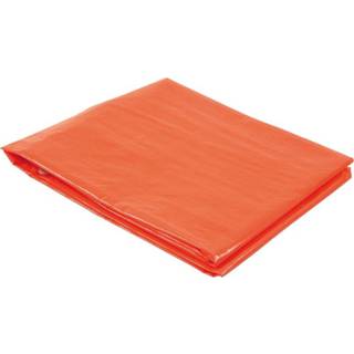 👉 Afdekzeil oranje polyethyleen active / Dekkleed 8x10 m.100 gr/m2