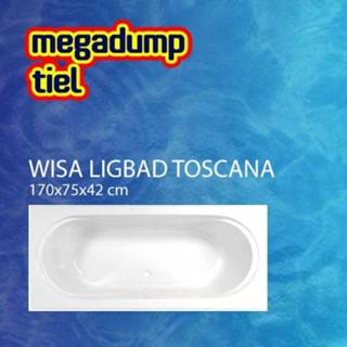 👉 Ligbad wit acryl Toscana 8711778145511