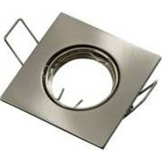 👉 Inbouwspot aluminium satijn active Inbouwspot, MR11 (35 mm), Vierkant, Geborsteld Aluminium, 5901583243066