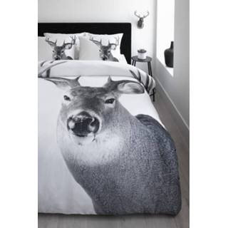 👉 Dekbed overtrek wit Dekbedovertrek Ambiante Wonderful Deer - (240x200/220)
