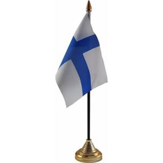 👉 Vlag Finland staande mini 10 x 15 cm