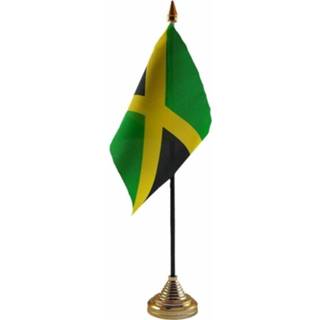 👉 Vlag Jamaica staande mini 10 x 15 cm