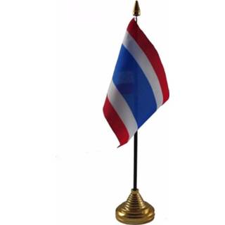 👉 Vlag Thailand staande mini 10 x 15 cm