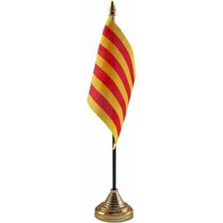 👉 Vlag Catalonie staande mini 10 x 15 cm