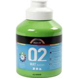 👉 Groen A' Color 02 mat readymix matte verf op waterbasis lichtgroen fles 500 ml