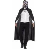 👉 Volwassenen Halloween outfit cape met zombie dokter masker