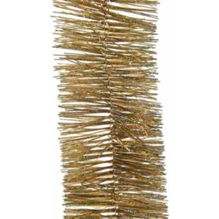 👉 Kerstboom goud volwassenen folie slinger 270 cm