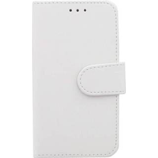 Portemonnee wit Samsung Galaxy Core Prime Wallet Hoesje 8718894129739