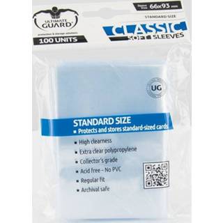 👉 Shirt transparent Ultimate Guard Classic Soft Sleeves Standard Size (100) 4260250071014