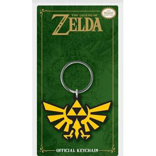 👉 Keychain rubber Legend of Zelda Triforce 6 cm 5050293387000