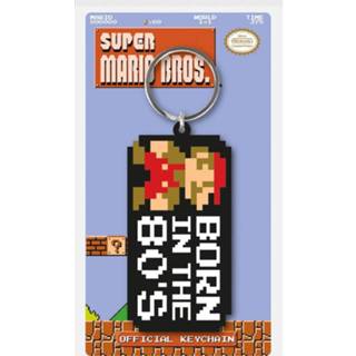 👉 Keychain rubber Super Mario Bros. Born in the 80's 6 cm 5050293387048