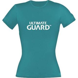 👉 Ultimate Guard Ladies T-Shirt Wordmark Petrol Blue Size M