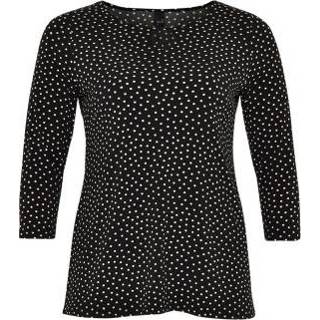 👉 Shirt vrouwen relax drop neck DOTS