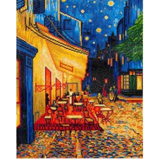 👉 Onbekend unknown Cafe at Night Van Gogh Diamond Dotz: 52x42 cm 4897073240923