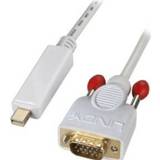 👉 DisplayPort wit Lindy 41968 Mini VGA kabeladapter/verloopstukje 4002888419680