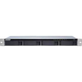 👉 QNAP TS-431XeU NAS Rack (1U) Ethernet LAN Zwart, Roestvrijstaal - [TS-431XEU-2G]