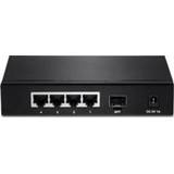 👉 Netwerk-switch zwart Trendnet TEG-S51SFP Gigabit Ethernet (10/100/1000)