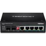 👉 Zwart Trendnet TI-PG62 Unmanaged Gigabit Ethernet (10/100/1000) Power over (PoE) netwerk-sw