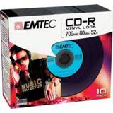 👉 Vinyl Emtec CD-R Look 700MB 10stuk(s) 3126170114556