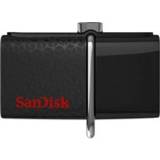 👉 Flash drive zwart Sandisk Ultra Dual USB 256 GB 256GB 3.0 (3.1 Gen 1) Type-A