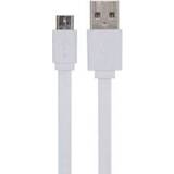 👉 Mantel wit mannen Kabel Usb A Mannelijk Naar Micro Met Flexibele & Platte - 1 M 5410329591076