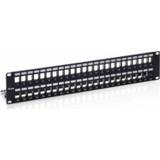 👉 Patchpaneel Equip Cat. 6 Keystone Patchpanel shielded 48-port 2U 4015867165300