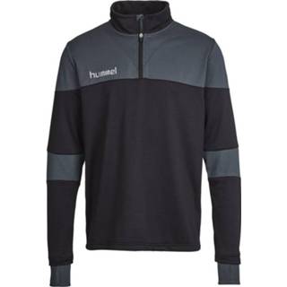 👉 Sweatshirt zwart Hummel sirius halve rits zweet 5700494199550