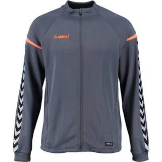 👉 L zwart Hummel Authentic Charge Poly Zip Jacket 5700494223774