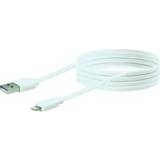 👉 Wit Schwaiger LKF200L532 2m USB A Lightning USB-kabel 4004005034516