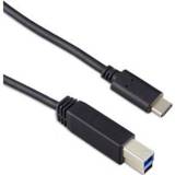 👉 Zwart Targus ACC924EUX 1m USB C B USB-kabel 5051794020694