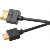 👉 HDMI kabel zwart Akasa AK-CBHD13-20BK 2m Mini-HDMI 4710614536999