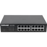 👉 Netwerk-switch zwart Intellinet 561068 Unmanaged Gigabit Ethernet (10/100/1000) 1U