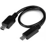 👉 StarTech.com 20 cm USB OTG kabel Micro naar Mini M/M Adapter