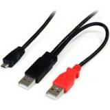 👉 Externe harde schijf StarTech.com 91 cm USB Y-kabel voor dubbel USB-A naar Micro-B