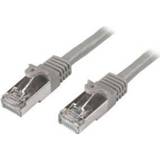 👉 Patchkabel grijs StarTech.com Cat6 5m Shielded (SFTP) snagless gigabit netwerkkabel