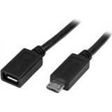 👉 Micro USB kabel StarTech.com Micro-USB verlengkabel 0,5 m M/F 50cm