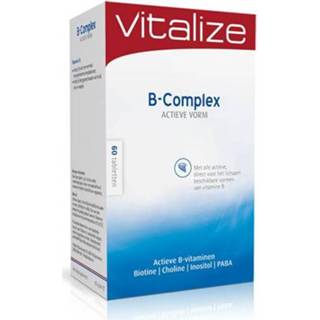 👉 Active Vitalize B-Complex Actieve vorm 60 tabletten 8717344371971