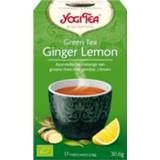 👉 Donkergroen Yogi Tea Green Ginger Lemon 4012824402027
