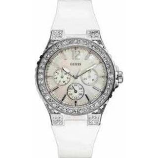 👉 Horlogeband wit rubber Guess W14555L1 16mm 8719217130616