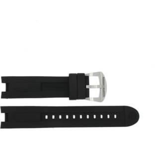 👉 Horlogeband zwart rubber Buddha to 46mm / BTB.M.D.3H.03 8719217075979