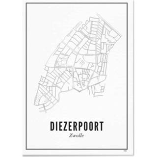 👉 Poster Wijck Zwolle Diezerpoort A3 30 x 40
