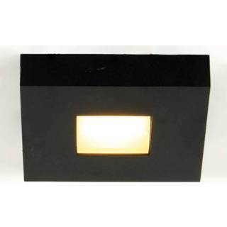 👉 Zwart LED-plafondlamp Cubus in