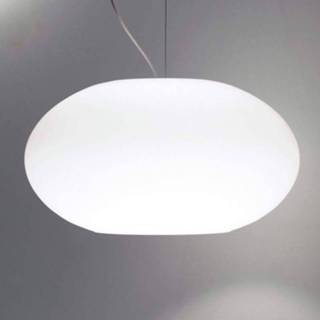 👉 Glazen hanglamp wit AIH, 38 cm, glanzend