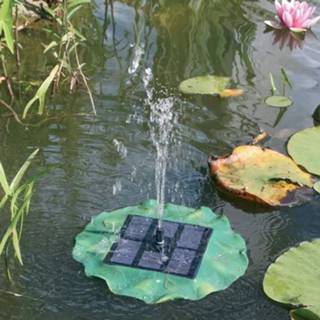 👉 Vijverpomp Waterlelie - drijvende op zonne-energie